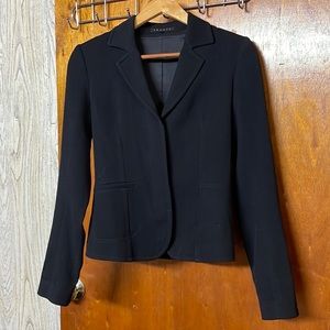 Black fitted Theory blazer